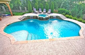 Geometric Pool and Spa Designs Photos | Blue Haven