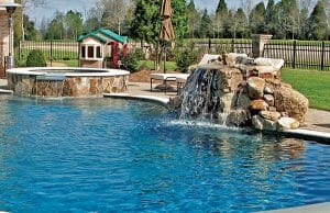 Swimming Pool Rock Waterfall Pictures | Blue Haven