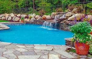 Swimming Pool Rock Waterfall Pictures | Blue Haven