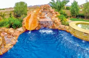 Swimming Pool Rock Slides Photos│ Blue Haven Pools