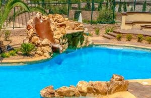 Swimming Pool Rock Slides Photos│ Blue Haven Pools