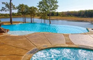 inground infinity pool