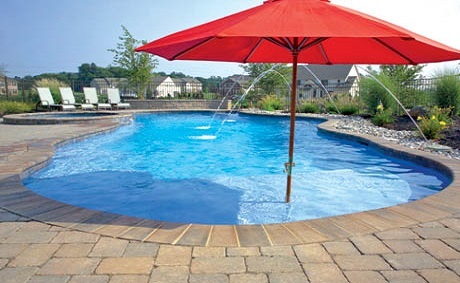 pool tanning ledge with built in umbrella pool tanning ledge with built in umbrella