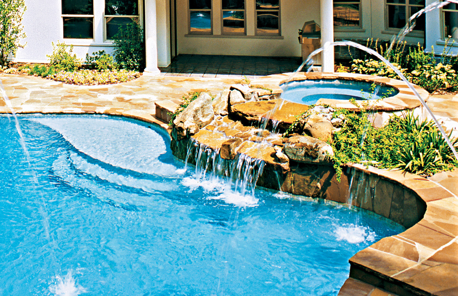 spa-with-rock-waterfall-on-pool