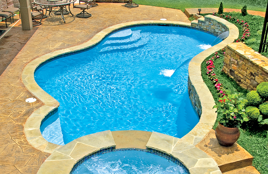 Stamped Overlay Concrete Pool Deck Stamped Overlay Concrete Pool Deck