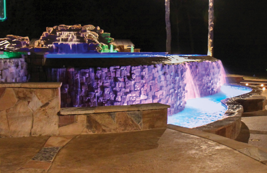 multicolor-lighting-on-pool-infinity-edge